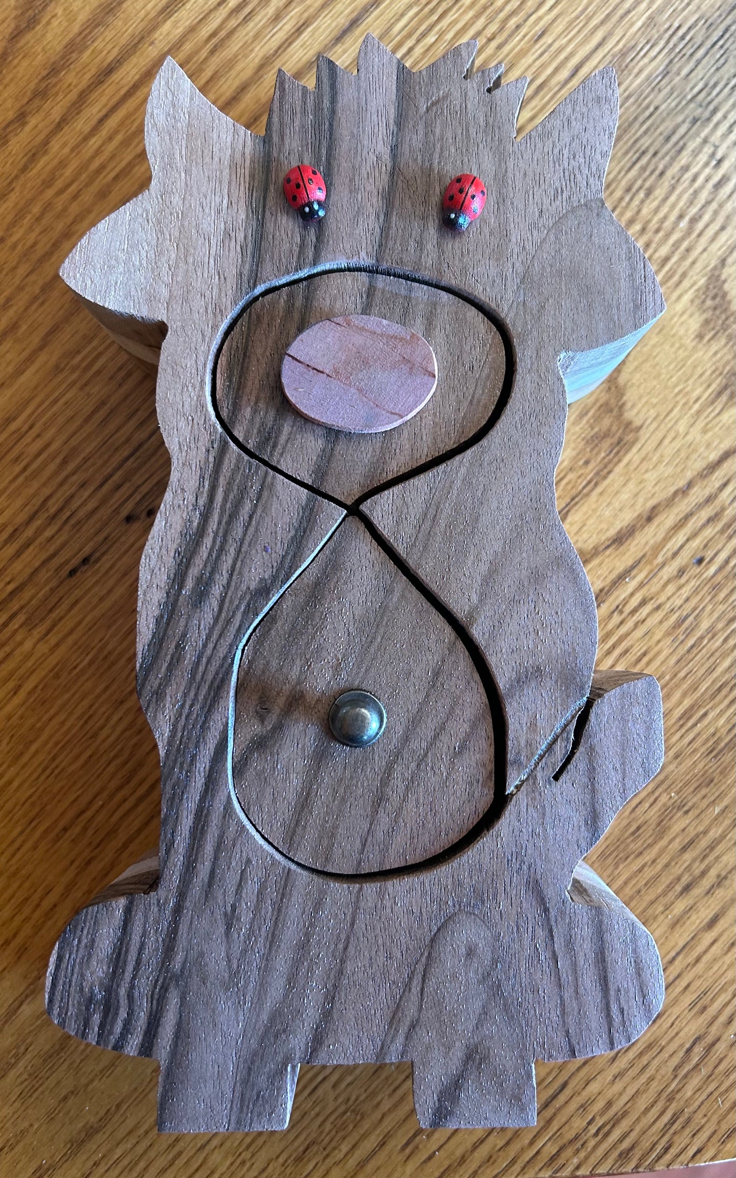 Highland Cow Bandsaw Box